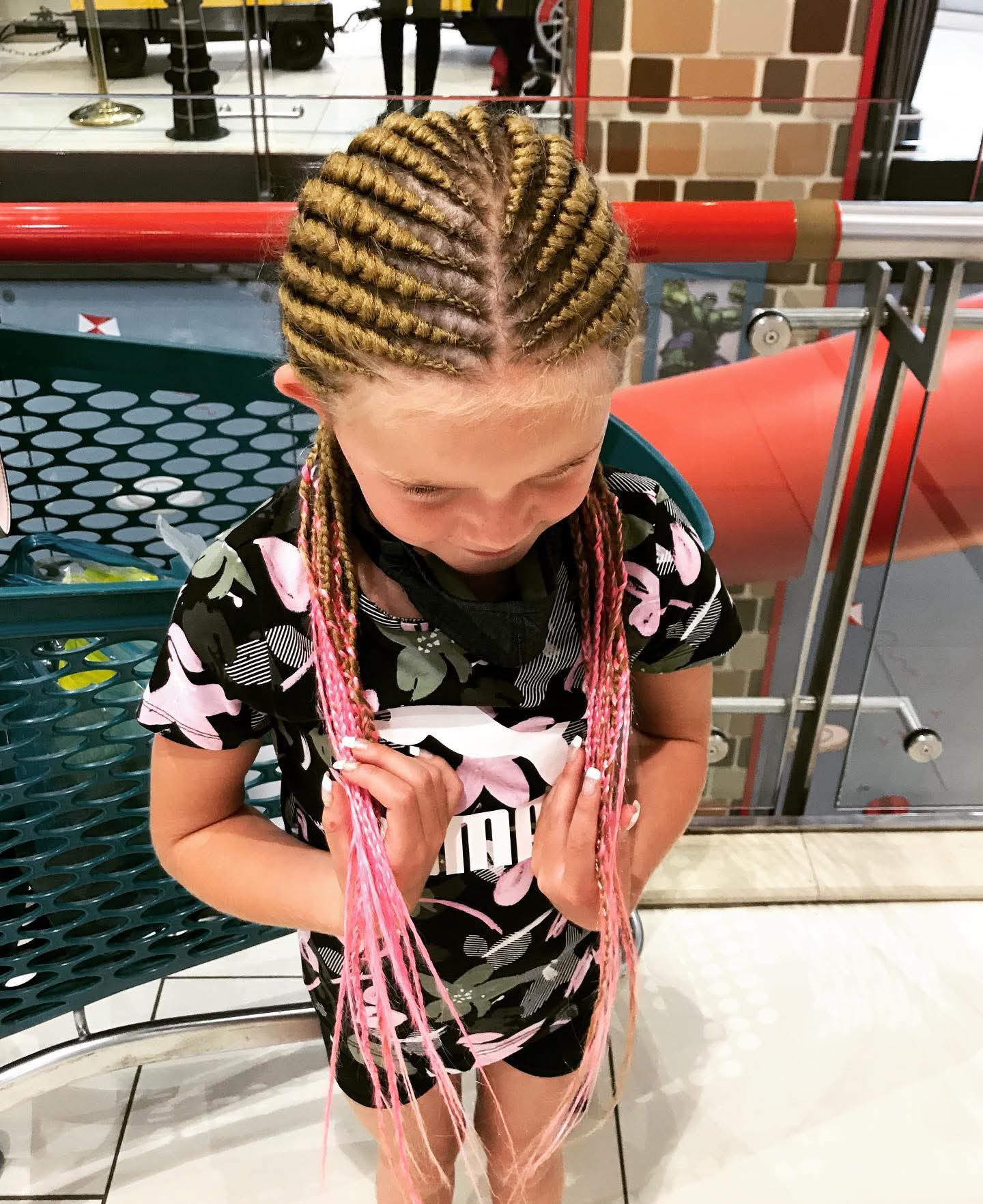 Client hair styling — Nenekazi Hair & Beauty Lounge, Montana